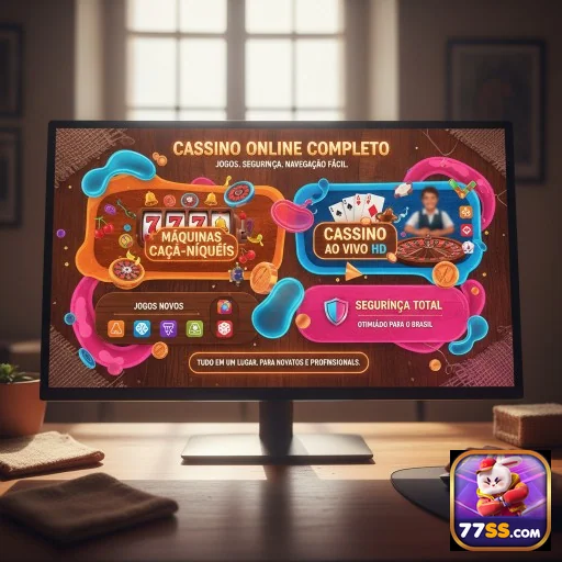 Ilustração de Aproveite o aplicativo cassino 77ss para jogar a qualquer momento